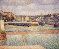 Seurat, Georges - Port-en-Bessin, The Outer Harbor, Low Tide